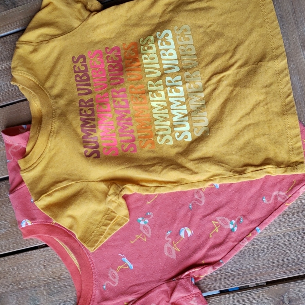 Two Cat & Jack 2T summer Ts. Preloved. Great condition